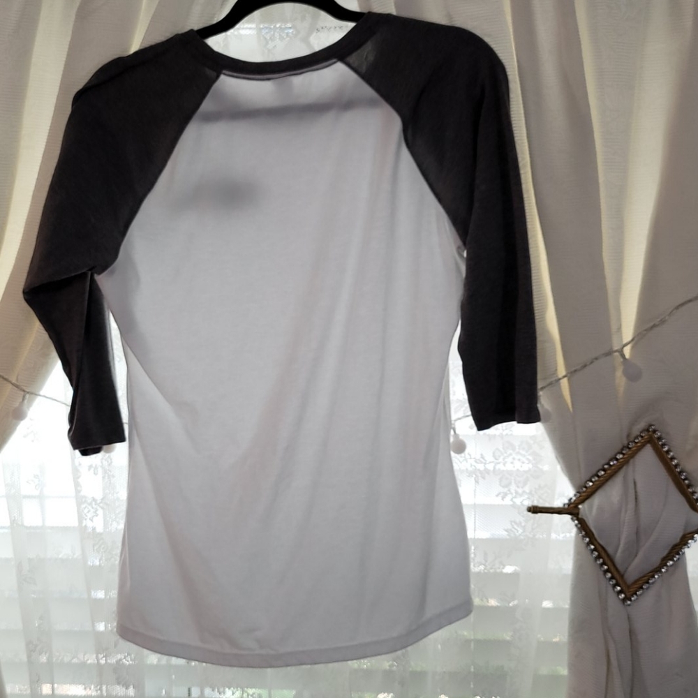 Grey & white Raglan (Randy) shirt - Picture 4 of 5